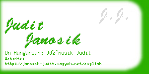 judit janosik business card